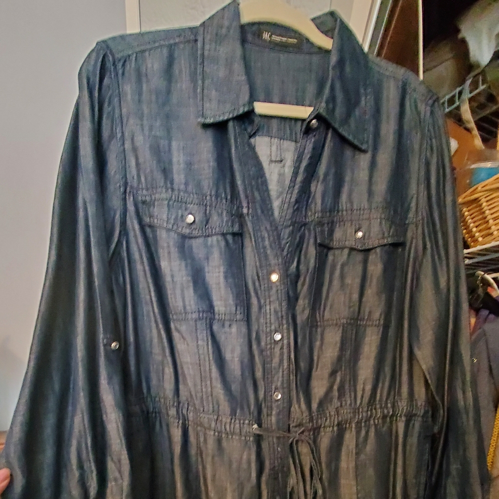 NWT INC denim dress